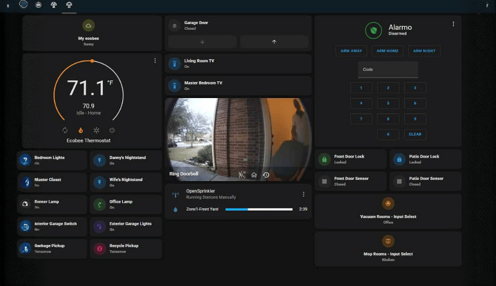Dashboard Home Assistant 3